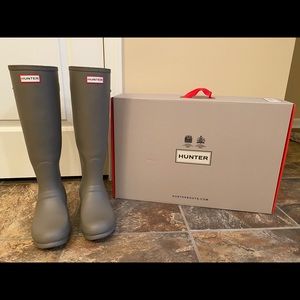 Tall Hunter rain boots